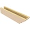 Ekena Millwork 4in. W x 4in. H x 20in. L Ridgewood Woodgrain TimberThane Rafter Tail, Primed Tan RFTUR04X04X20RIDRCPR - alternate 4